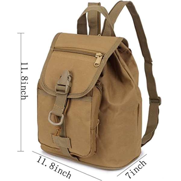 Taktisk Ryggsäck Mini Militär Ryggsäck Skola Camo Ryggsäck-B