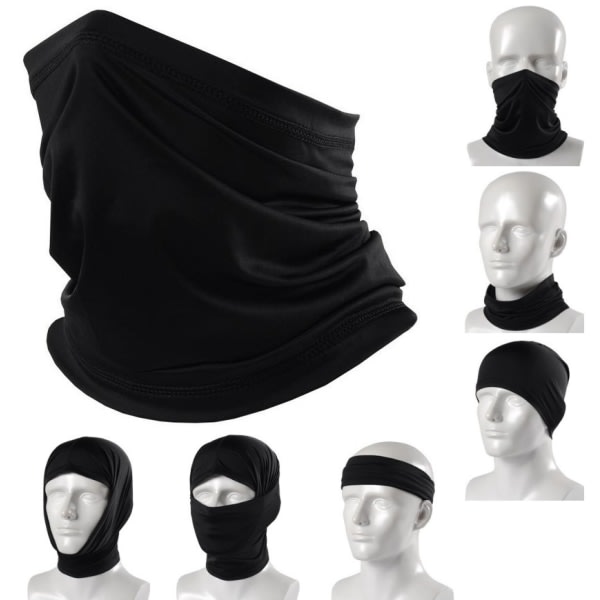 2. Halsvärmare / skidmask Svart (One-size)