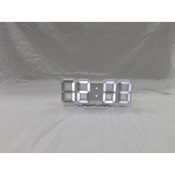 LED-seinäkello Digitaalinen herätyskello 3D-kello