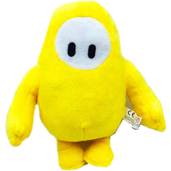 18 cm Fall Guys plysjleker Myke tegneseriefigurer Dukker (Gul)
