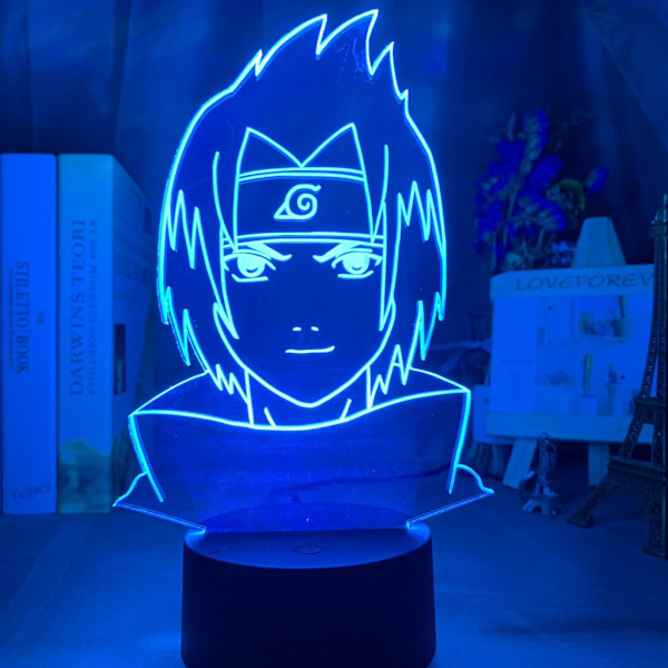 3D nattlys Naruto Team Uzumaki Naruto LED nattlys