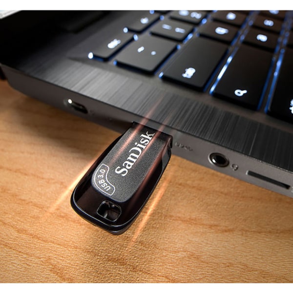 128 GB muisti USB -tikku 3 Gen musta 1 kpl