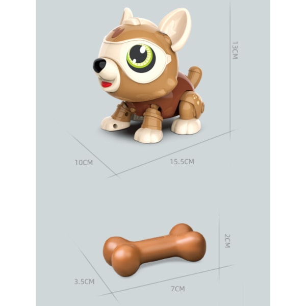 Robot Hund Leksak Intelligent Robot Hund (Blå)
