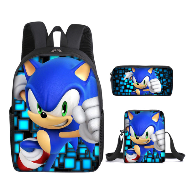Sonic Oppilaan Koulureppu Kolmiosainen