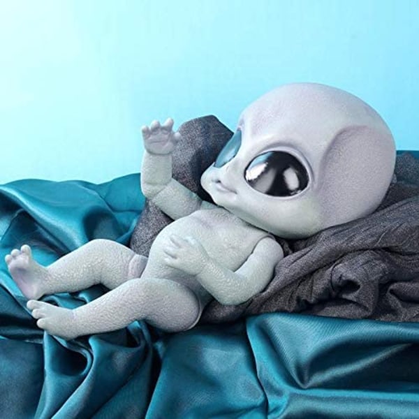 Cute Alien Reborn Silikone Vinyl 14inches 35cm Outer Space Alien