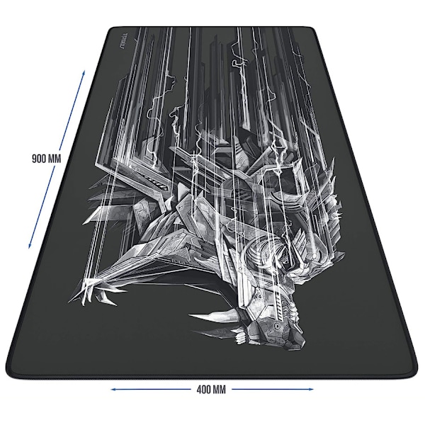 Speed Gaming Mouse Pad - 900 x 400mm bordunderlag til musemåtte, forbedrer præcision og hastighed, stabilt greb på glatte overflader