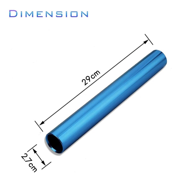 4 stk. Aluminium Stafetstave Atletik Atletik Værktøj Blå