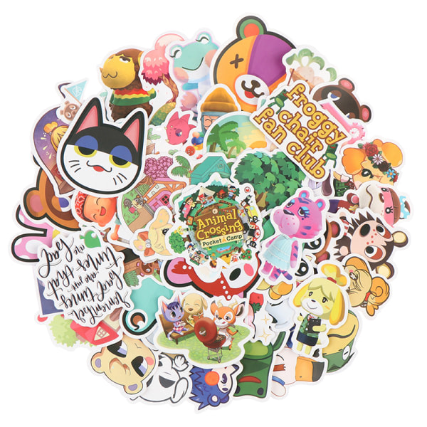 50st Animal Crossing Game Stickers Skateboard Kylsk?p Laptop Lu