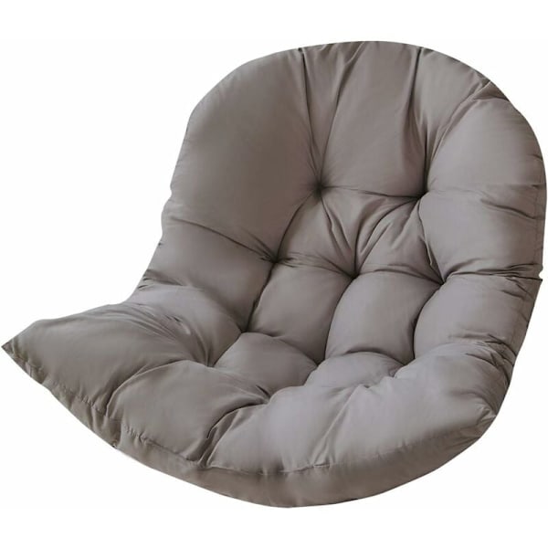 Stolpute, Rattan Lenestolpute, Avslapningsstolputer for Hengende Kurvswing, Flettet Setepute for Innendørs Utendørs, 90x120cm, Grå