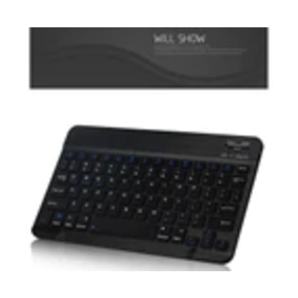 10-tommer Universal Tablet PC Trådløst Bluetooth-tastatur - Sort