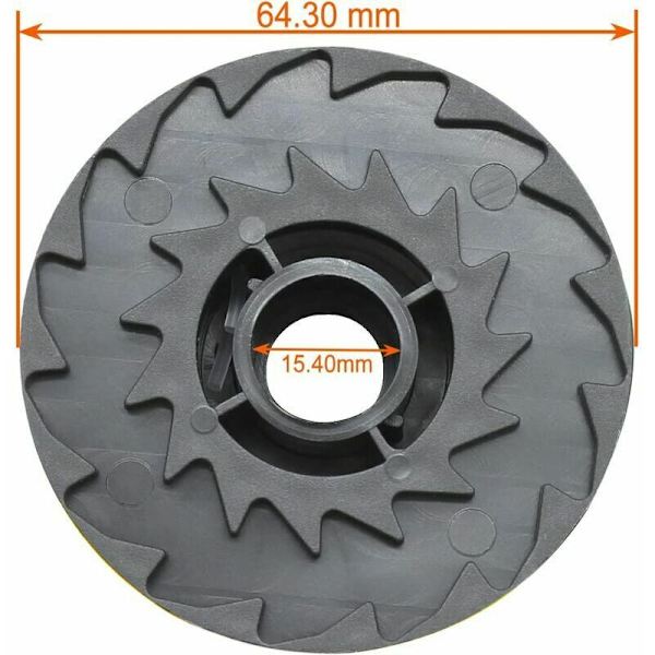 Ersättningsspole för trimmerhuvud Lidl Parkside PRTA sladdlös röjsåg - 2 x 4 m 1,6 mm