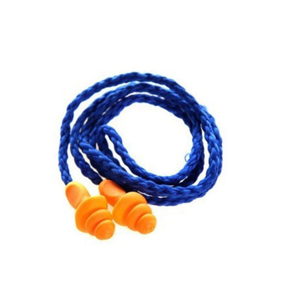 20 par genanvendelige øretelefoner med ledning (blå)