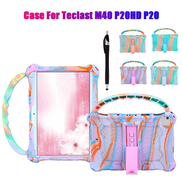 Etui til Teclast M40 P20hd P20 10,1 tommers nettbrett (lilla rosa)