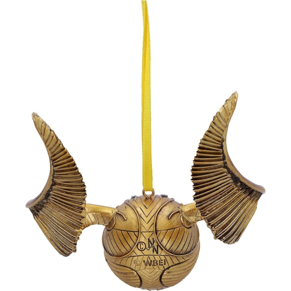 Harry Potter Golden Snitch Quidditch henger pynt, gull