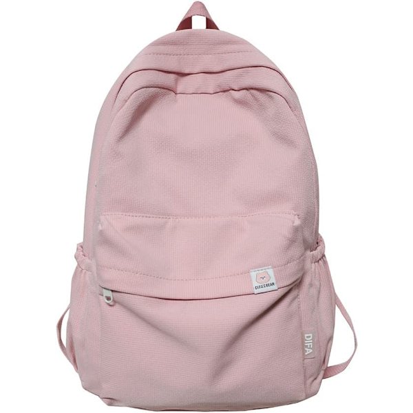 Estetisk Ryggsäck Skolartiklar Skolartiklar, Rosa