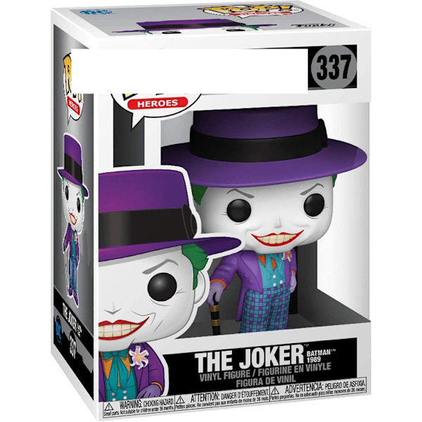 DC Batman 1989 - Joker Hat og Chase DC Comics - Joker Vinyl Samlefigur