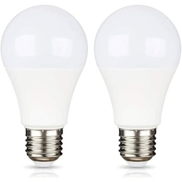E27 12V LED Kallvit 6500K för camping, 75W Halogenekvivalent, AC DC 12 Volt 24 Volt E27 LED-lampa för solpanel/garage/trädgård, ej dimbar 9 watts