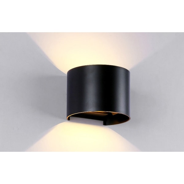 LED væglamper moderne dæmpbare kontroller-varmt lys-sort