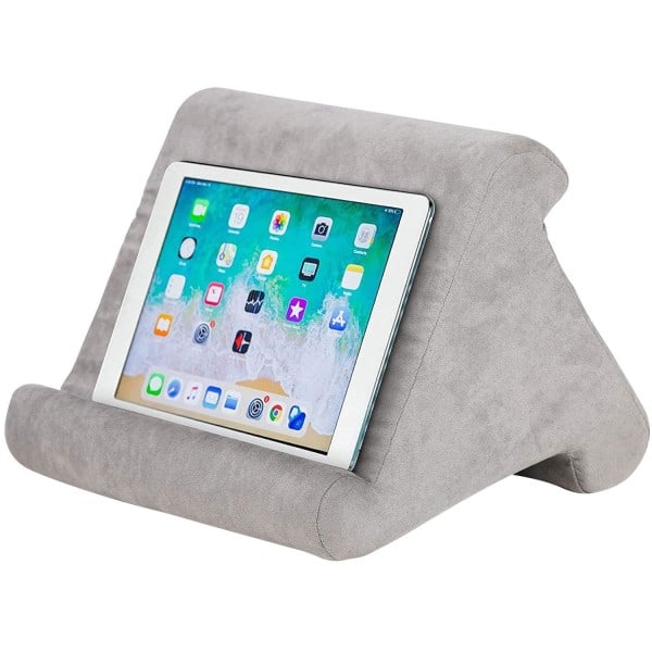TG Tablet Pillow Stand - Grå Vit