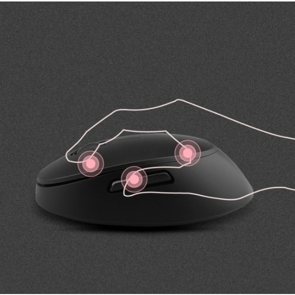 2.4G Wireless Keyboard Mouse Set, Black