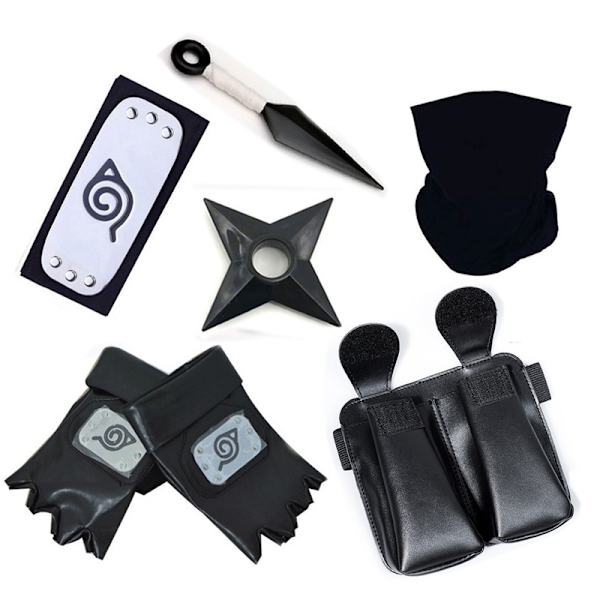 Anime Naruto pannband set Kakashi mask