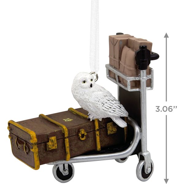 Harry Potter vogntog med Hedwig julepynt