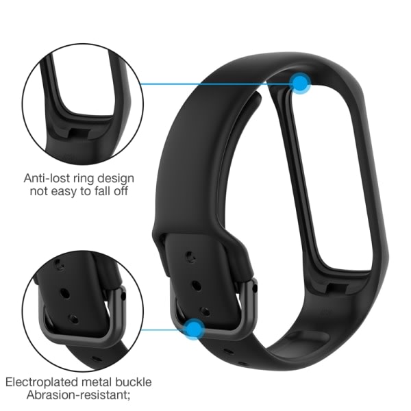 Samsung Galaxy Fit 2 SM-R220 klockarmband TPE Svart