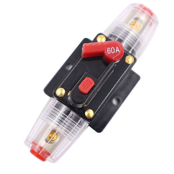 DC 12V 20A /30A/ 40A/ 50A/ 60A Bilbeskyttelseslydsikringholder 12V 60A
