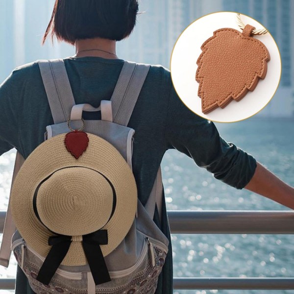Hattklämmor på väska Multifunksjonell magnetisk hattklämma Hiking Trave Coffee black