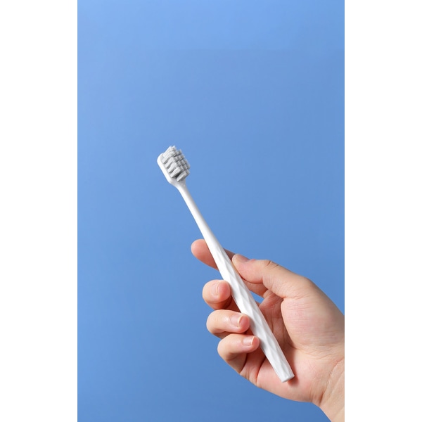 Tannbørstesett - 4 stk myk manuell tannbørste for voksne