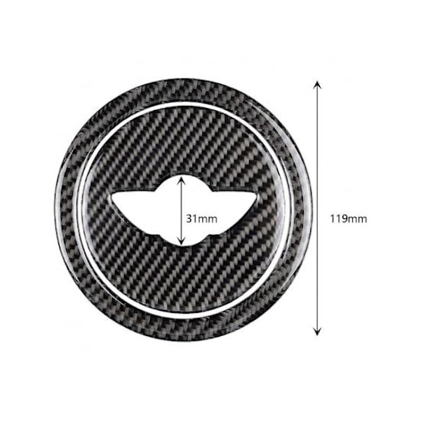 Carbon Fiber Ratdæksbetræk Mærkat Til MiniCooper R55 R56