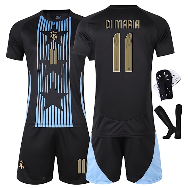 2024-2025 Argentina fotbollsuniform nr 10 Messi nr 11 Di Maria America's Cup träningsdräkt Jersey set{HONGDE} Size 10 socks #20