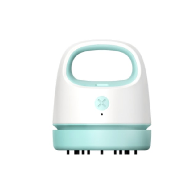 Mini bordstøvsuger støvfjern USB 8,6x8,6x9,9cm blå
