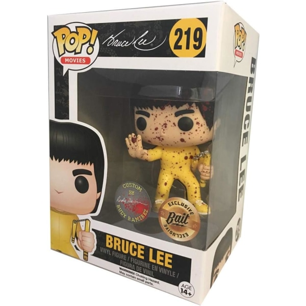 Funko!POP! Kung Fu-kongen: Kinesisk Kung Fu - Bruce Lee - Gul kjole - Blodflekker
