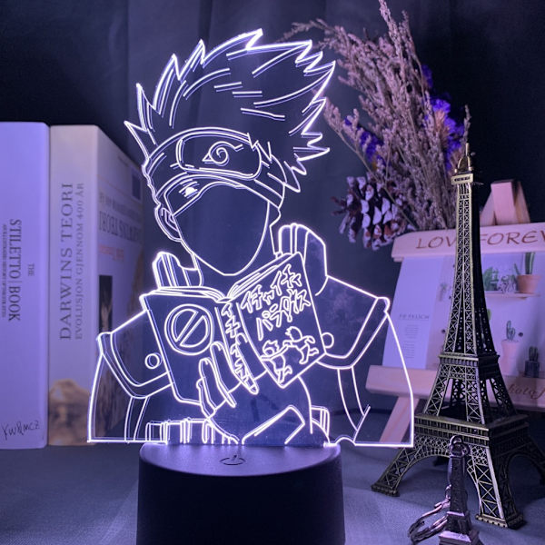 3D nattlys Naruto Team Uzumaki Naruto LED nattlys