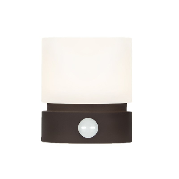 Natlampe med timer LED-sengelampe bordlampe White