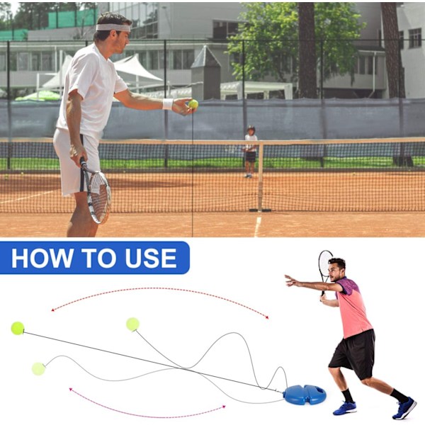 Tennis set, självstudieträning verktyg tennis träningsutrustning