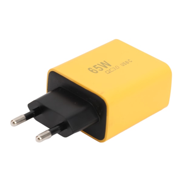 USB-C Ladeblokk GaN 65W 3-ports PD Strømadapter QC3.0 Veggplugg i Dobbel Type C Enkelt USB Rask Lading for iOS for Galaxy