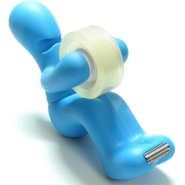 Tape Dispenser Pennhållare Novelty Toalett Form Clip blue