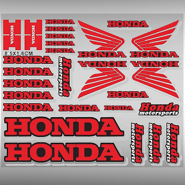 Dekaler för Honda Motorcykel Tank Logo Kit FG096