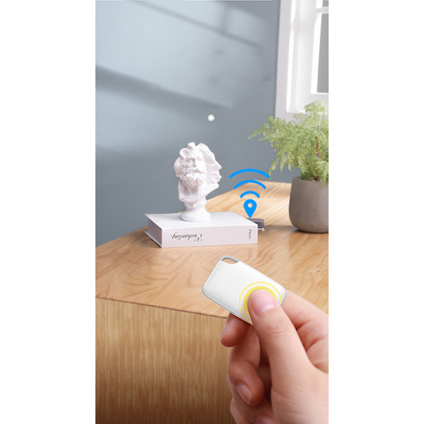 Smart Bluetooth Anti-Loss Enhet, Toveis Alarm - Rosa