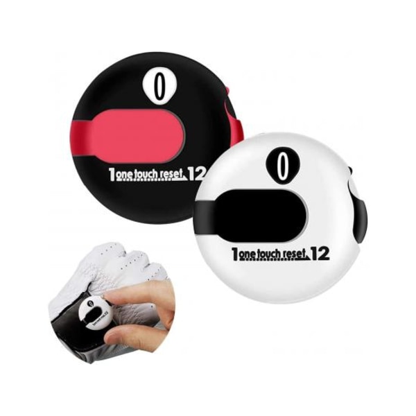 Golf Score Counter Stroke Clicker Clip One Touch Reset Up 2stk