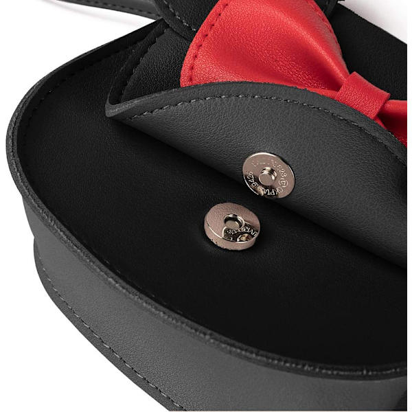 Børns Småbørns Sløjfe Crossbody Taske Magnetisk Lukning (Sort)
