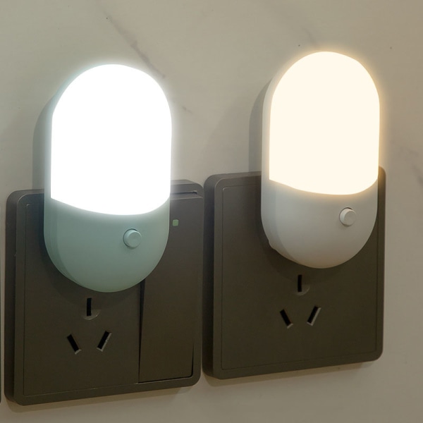 Night light socket, LED night lamp with night light for children