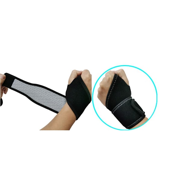 Carpal Tunnel Armbånd, 2 stk Armbånd Justerbar farverig Fyndiq