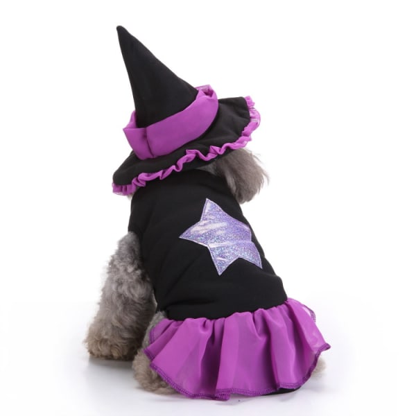 Hundkläder, Halloween-hSLUSdjurskläder, Klä upp till fest för hundar, TrollkarlskostSLYMer M