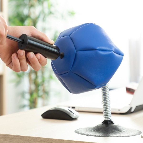 Boxboll för skrivbord Blå