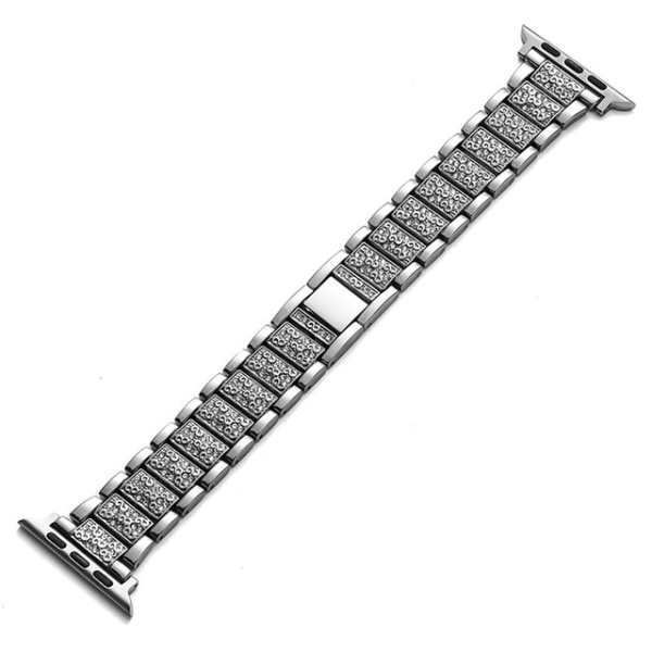 Klockarmbånd, Eplemetall Solid Rostfritt St?l, 38/40/41MM silvery