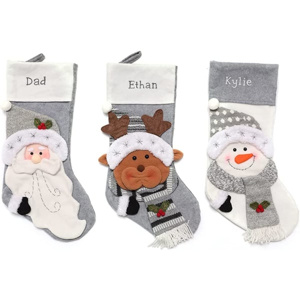 Jule Strømper Julepynt 16\" Julemand Snemand 2#