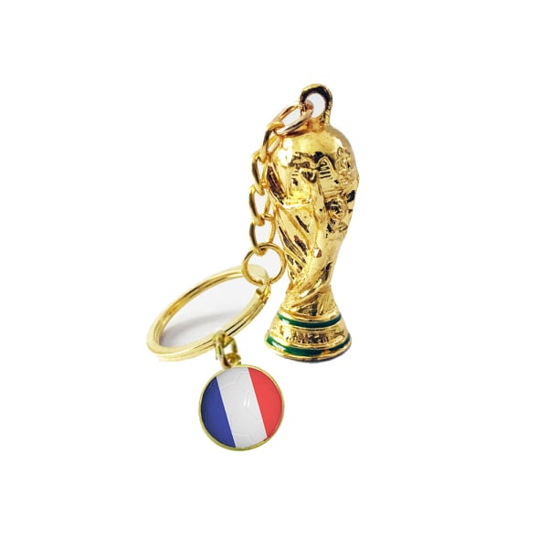 2 Stk VM-kampnøkkelring-Fotballnøkkelring -Frankrike